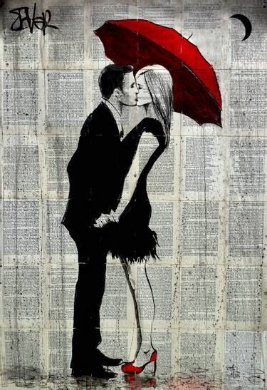 Saatchi Art Artist Loui Jover Drawing Come Along Art Loui Jover Art Kiss Art Rain Art