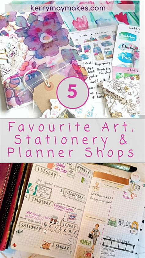 My 5 Favourite Stationery And Planner Shops
