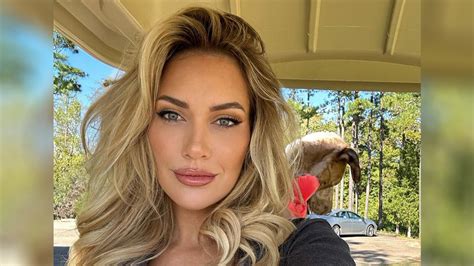 paige spiranac makes cheeky comment about her t s as she shares busty selfie leaving fans