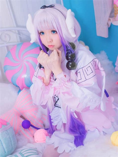 miss kobayashi s dragon maid kanna kamui cosplay costume halloween cosplay anime maid cosplay
