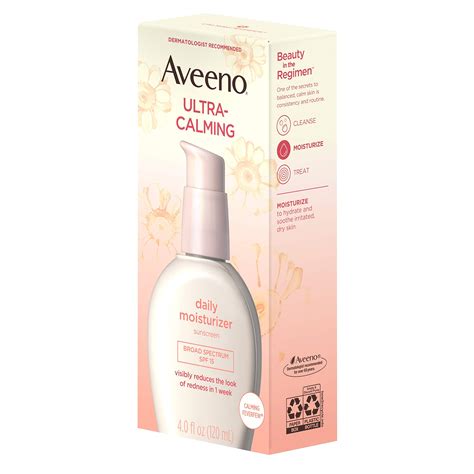Aveeno Ultra Calming Fragrance Free Daily Facial Moisturizer For