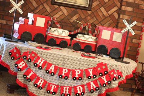 Trains Birthday Party Ideas Photo 2 Of 35 Catch My Party