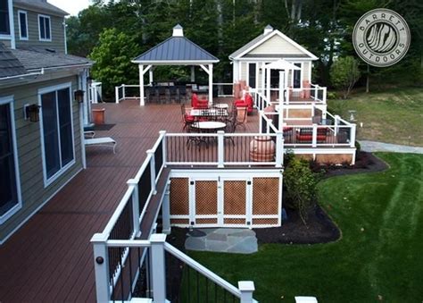 Trex Decking Was Used To Create This Custom Outdoor Living Space