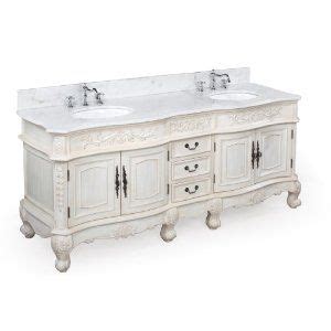 Replacing an old vanity countertop with one made of solid surface is a simple way to revitalize your bathroom. Versailles 72-inch Bathroom Vanity (White/Antique White ...