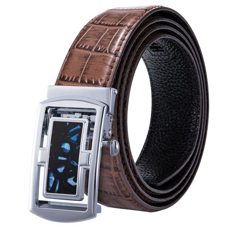 2018 New Fashion Designer Belts For Men Luxury Brown Leather Belt For