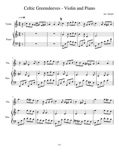 Please scroll down the page for the download links. Celtic Greensleeves - Violin and Piano sheet music for Violin, Piano download free in PDF or MIDI
