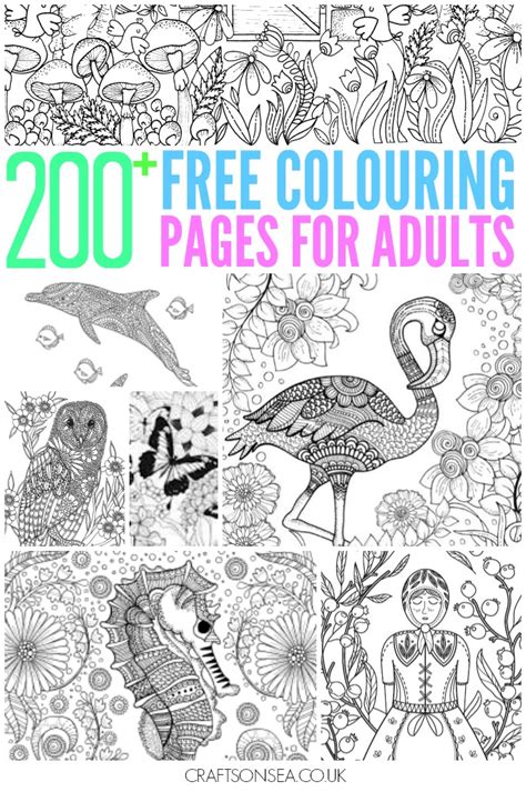 200 Gorgeous Free Colouring Pages For Adults Detailed Coloring Pages
