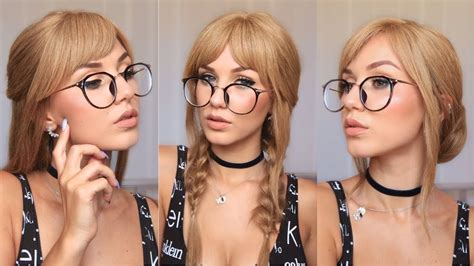 Descubra 48 Image Long Hair Bangs With Glasses Vn