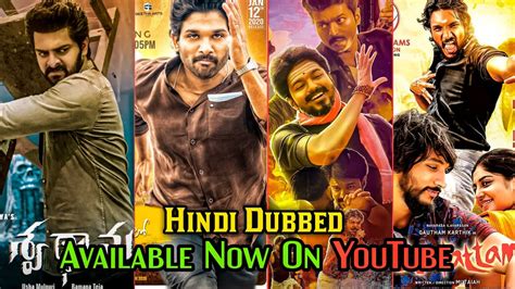 Top Big New South Hindi Dubbed Movies Available On YouTube Mersal Darbar Ala