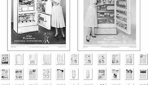 Refrigerator/Freezer Library-1960 Frigidaire Refrigerator-Freezer