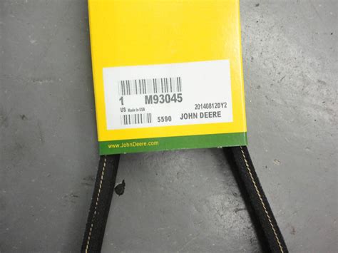 John Deere Genuine Oem Primary Variator Belt M93045 Rx63 Rx73 Rx75 Rx95