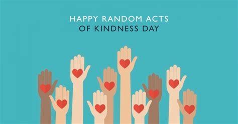 Happy Random Acts Of Kindness Day Clear Voice