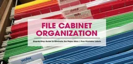 We hope these photos that we have chose can be your source of references, whatever your business are. Super File Cabinet Organization Labels Ideas #organization ...