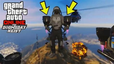 Gta V Doomsday Heist Jetpack Youtube