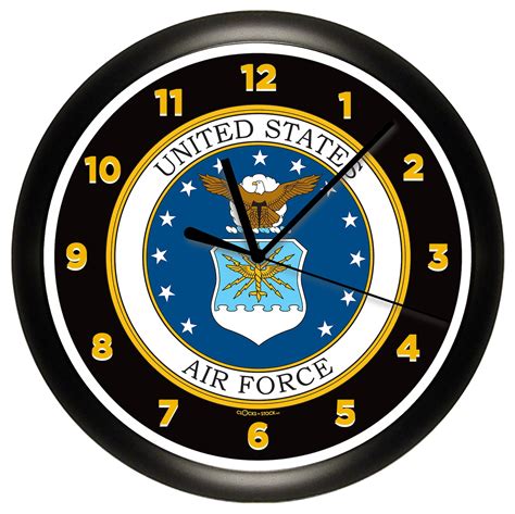 Us Air Force Military Wall Clock Etsy