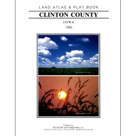 Iowa Clinton County Plat Map And Gis Rockford Map Publishers