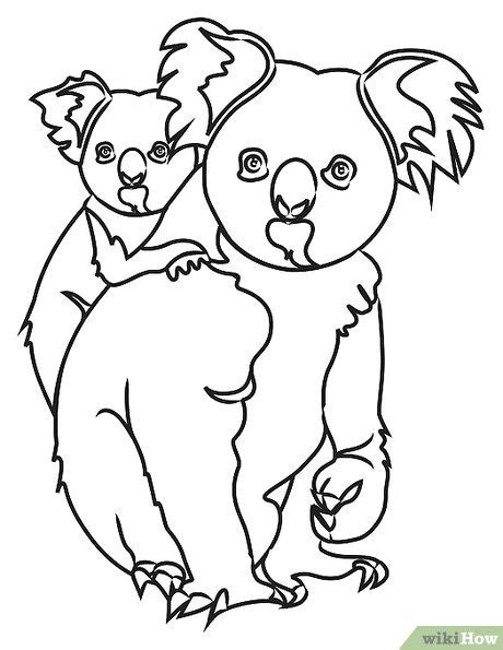 How To Draw Koala Bears 9 Steps With Pictures Wikihow Fun