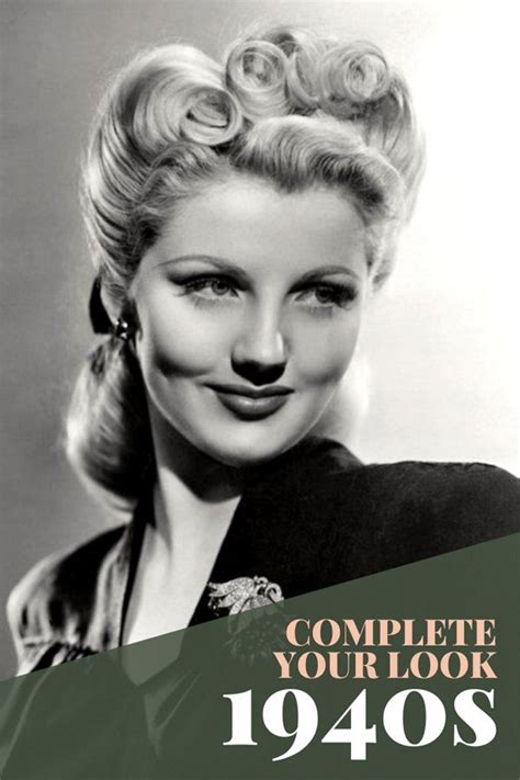 Complete Your Look 1940s 1940s Hairstyles 40s Hairstyles Hair Styles