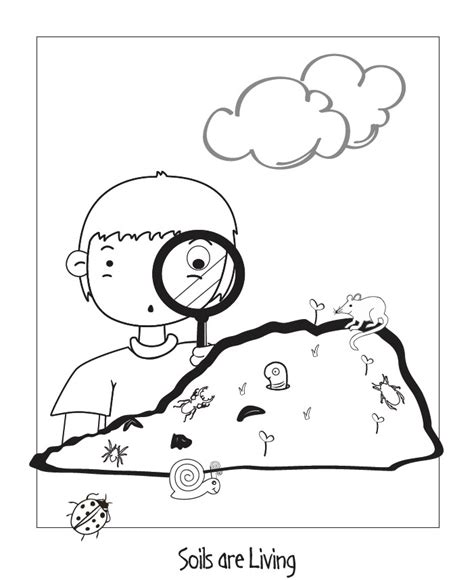 Soil Coloring Sheet Coloring Pages