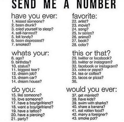1.3 be ready that a question might backfire. Ask me anything except for numbers eight and nine ...
