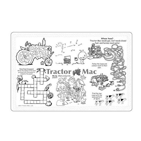 Ih Farmall Tractor Mac Placemat