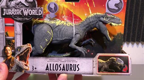 Jurassic World Fallen Kingdom Roarivores Allosaurus Jurassic Park Mattel Tv Movie And Video Game