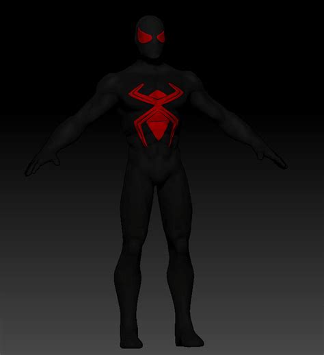 Spider Man Dark Suit By Marvelnexus On Deviantart
