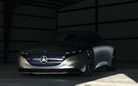 Mercedes Benz VISION EQS Speeds Toward The Future Of Luxury