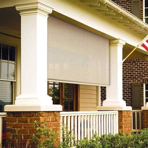 Tops & tees, jeans & pants, dresses & suits, coats & jackets Coolaroo Cordless Exterior Roller Shade, Pebble | Outdoor ...