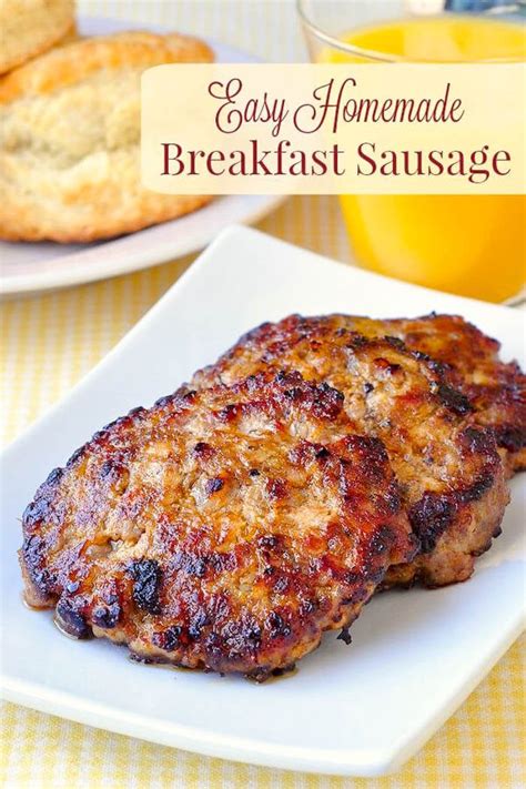 Easy Homemade Breakfast Sausage Perfectly Seasoned Recipe