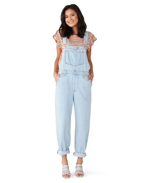 Baggy Overall Light Wash By Levis Overalls Bando Overalls