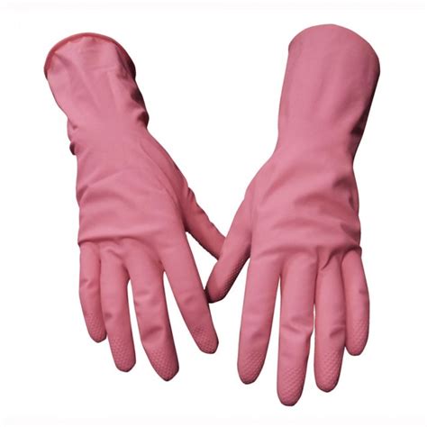 Gloves Rubber Pink No7 712 144 Ctn 12pkt 266slp405g M