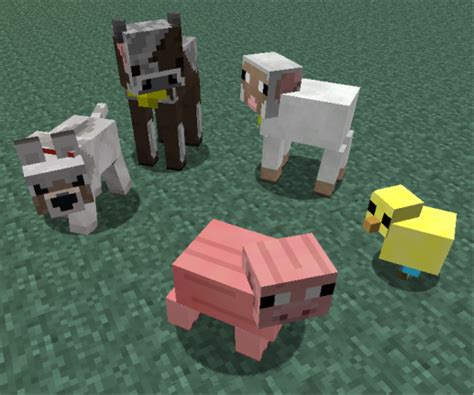 What kind of mobs the mod add? Baby Animals Model Swapper, Squickens Mod 1.10.2/1.8/1.7.10