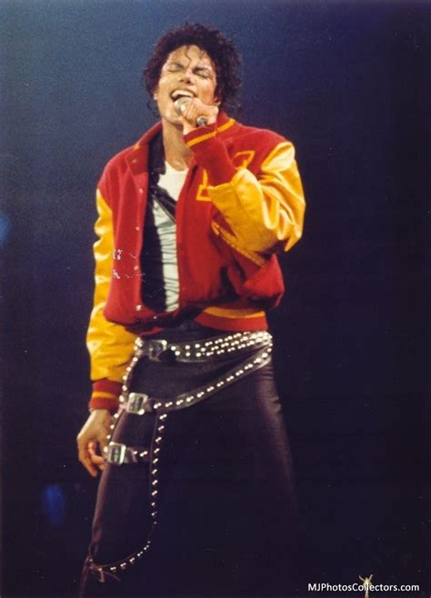 Michael Jackson Photo Bad Tour Thriller Michael Jackson Michael