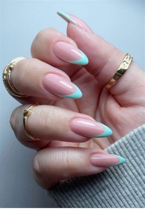 35 Cute Summer Pastel Nails With Almond Shaped Nails 2021