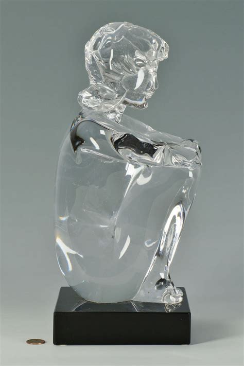 Lot Loredano Rosin Murano Glass Sculpture Seated Nude
