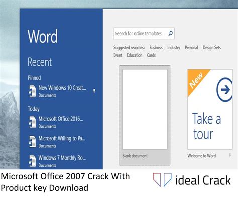Microsoft Office 2007 Crack With Product Key Ideal Crack