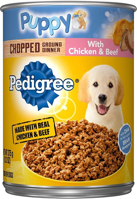 You can get the 4lb bag for the low price of. Pedigree puppy ground dinner wet canned dog food | Dog ...