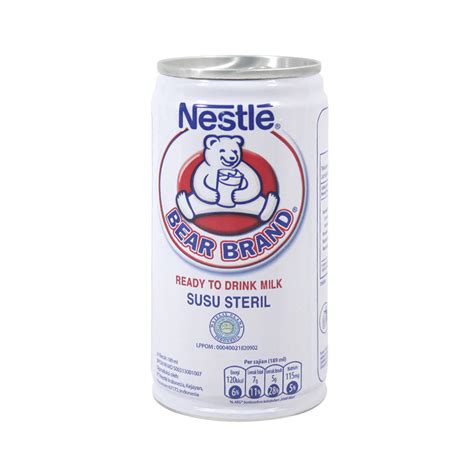 Bear brand merupakan jenis susu sapi yang disterilkan diatas titik didih sehingga membuat. Nestle Bear Brand Kaleng 189 Ml / Susu Beruang Asli Susu ...