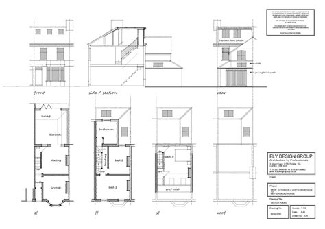 Loft Conversion Drawings Ely Design Group
