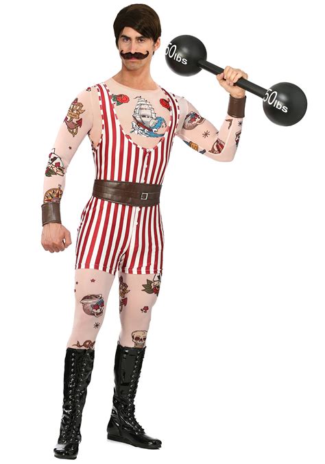 Vintage Strongman Costume For Men
