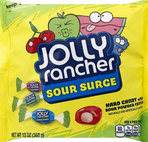 Jolly Rancher Assorted Sour Fruit Hard Candy Pieces Oval Hard Candy 13