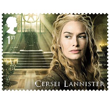 Cersei Lannister stamp | Cersei lannister, Stamp, Postage ...