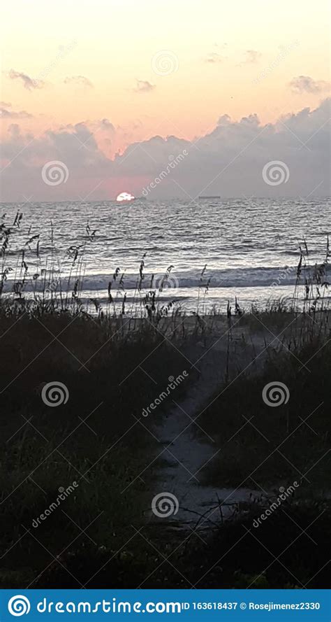 Atlantic Beach Jacksonville Florida Early Morning Stock Image Image