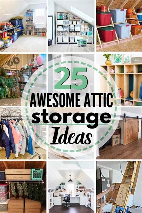 Attic Storage Ideas 25 Must See Real Life Attics