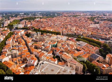 Perpignan Street View France Banque De Photographies Et Dimages à