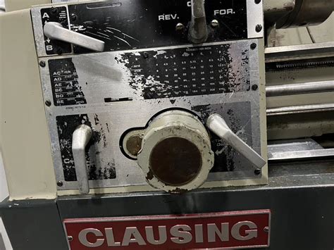 Clausing Lathe Model 1500 Wisconsin Metalworking Machinery Inc