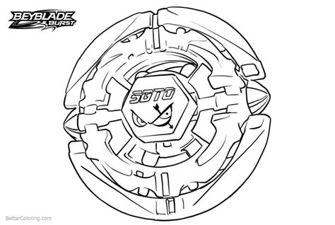 Beyblade Burst Coloring Pages Coloring Pages