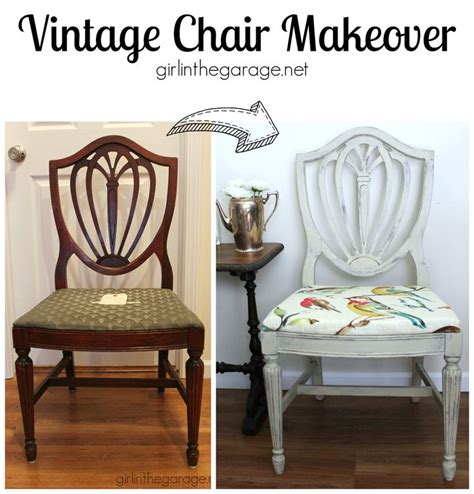 Roll arms or pillow tops add to the amount of fabric needed, which increases the price. Country Grey Chalk Paint Chair Makeover with Bird Fabric ...