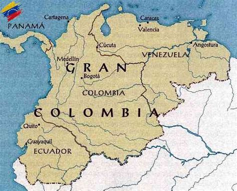 ¿qué Fue La Gran Colombia Antecedentes Disolución Características